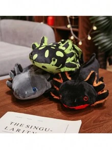 42 厘米/16.53 英寸 卡通墨西哥钝口螈毛绒玩具 墨西哥钝口螈毛绒玩具 逼真的钝口螈 令人毛骨悚然的两栖动物毛绒玩具 家居装饰 生日派对 水果、发光、毛绒玩具、墨西哥钝口螈、玩具、儿童玩具 - 彩色 - 查看 10