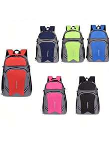 40L Waterproof Comfortable Outdoor Hiking Rucksack Camping Bag Travel Backpack - Pink - View 2