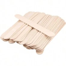 50/100pcs Disposable Wooden Hair Removal Wax Stick Woman Body Depilation Spatula Applicators Wood Beauty Tools, Hair Products And Accessories For Barber Salon Beauty Travel Essentials