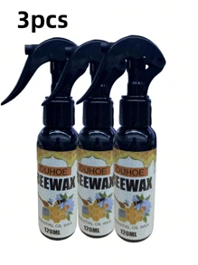 120ml 家具蜂蜡喷雾，家具和地板护理上光剂，防水，防裂，划痕修复再生护理蜡