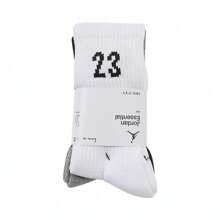 Jordan 3 Pairs U J ESSENTIAL CREW Sports Socks DA5718-911 For Men & Women - White - View 2