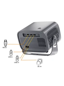 Portable Projector Android 11 5G Dual Wi-Fi 4K 8K Video Projectors Quad Core Home Theater Projector 1080p 200 ANSI 3D Projector - Random - View 6