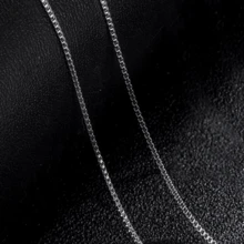 925 Sterling Silver Necklace, Minimalist Style, Shiny Basic Chain, Women's Accessory, Elegant Design - Silver - View 3