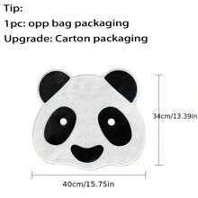 1pc Panda Silicone Massage Mat, Bathroom Non-Slip Mat, Bath Rubbing Back Rubbing Bath Artifact, Washing Feet To Remove Dead Skin, Shower Room Floor Mat Home Bathroom Decor Fall Decor Back To School
