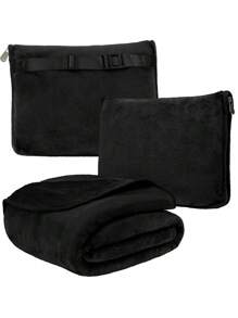 1PC 2 In 1 Throw Pillow Quilt,Airplane Blanket,Super Soft Travel Blanket - Multicolor - View 9