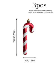 3 đồ trang trí cây gậy sơn màu đỏ, đồ trang trí cây gậy kẹo cây thông Noel, phụ kiện trang trí tủ quần áo, đồ trang trí bằng mây, đạo cụ trang trí ảnh, thích hợp để trang trí tiệc Giáng sinh, trang trí không khí tiệc ngày lễ, phụ kiện trang trí DIY, trang trí nhà cửa, trang trí phòng, trang trí tường - Nhiều màu - Xem 8