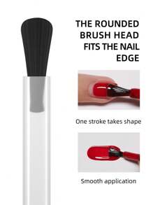 XEIJAYI 2瓶15毫升玻璃瓶装持久透明橡胶封层，LED UV强韧指甲，高光泽亮面凝胶指甲油