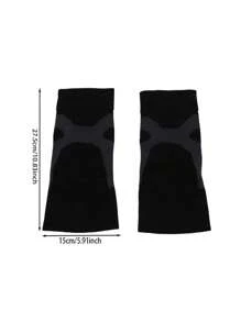 M Graphene Black Basic Sports Knee Pads, Unisex Running Hiking Basketball Cycling Knee Support Brace - Black - View 12