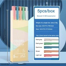 Pixuri colorate cu gel fluorescent Morandi, Pixuri pentru evidențiere pastel Macarons pentru protecția ochilor, Pixuri colorate pentru jurnal, Rechizite pentru întoarcerea la școală pentru studenți