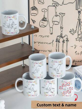 كوب مخصص باسم عيد الأم، كوب قهوة شخصي باسم، كوب زهور شخصي، كوب سنوي شخصي بنص، هدية لتدشين المنزل، هدية عيد الحب، سنوي، للرجل/المرأة، صديق، صديقة، أب، أم، عائلة، أصدقاء، مناسب لذكرى سنوية، عيد الحب، عيد الأم، عيد ميلاد، عيد الطفل، عيد الأب، حفل التخرج، زفاف، تدشين المنزل غرفة الطعام، غرفة المعيشة، غرفة النوم، المكتب، غرفة الشاي سهل التنظيف، فاخر، مخصص عالي الجودة، فريد من نوعه هدايا مثالية لها، صديقها، صديقتها، أبوه، أمه، عائلتها، أصدقائها، ابنه، ابنتها، طلاب المدرسة، العمال، الأطفال المدرسة، المنزل، المكتب، جاهز للإفطار