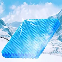 1 件装凝胶座垫，透气柔软蜂窝状汽车座垫，办公椅垫，适合家庭使用