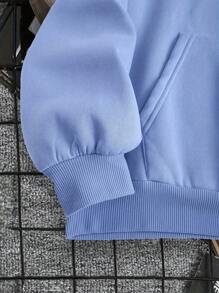 Casual Racing Print Loose Women's Sweatshirt, Street Sports Slogan Print Zipper Hooded Loose Men's Sweatshirt, Gift For Car Lovers, Car Theme T-Shirt, Suitable For Autumn And Winter, Long Sleeve Top