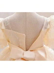 Young Girl Dress Princess Dress, Printed Puffy Dress Party Party Dress