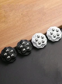 4pcs/Set Self-Adhesive Swivel Casters, Multi-Directional Rotating Casters, Universal Wheels, 360 Degree Rotation, Convenient For Moving Any Items! Stainless Steel Self-Adhesive Universal Casters With Ball Bearings, Suitable For Under-Bed Storage Boxes And Cabinets