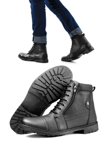 Men Boots - Black - View 2