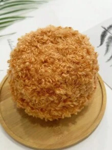 1 Skein Soft Faux Teddy Fur Yarn 100% Polyester Faux Fur Yarn Boucle Eyelash Cycle Yarn 50 Grams - Suitable For Diy Projects, Hand Bag, Jacket, Hat, Scarf & Other Home Textile Projects.