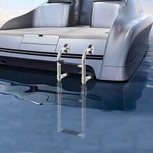 Boat Ladder - Black and Silver - View 3