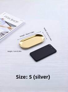 1 pezzo Vassoio portabigiotteria in acciaio inossidabile, vassoio da riporre anelli, orecchini e oggetti di bigiotteria, colore oro o argento, vassoio da appendere, stile scandinavo, accessorio metallico per pastry, utile per il ritorno a scuola