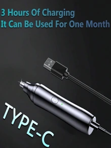 1Pc Nose & Ear Hair Trimmer: Pain-Free Rotary Technology With USB Fast Charging & Washable Head. Suits Eyebrow, Facial & Body Grooming. It Delivers Smooth Shaving, Fits Small Bags, Lasts Long, Suits Face. Ideal For Travel, Gym Bag & Daily Use. Essential For Well-Groomed Men & Women.