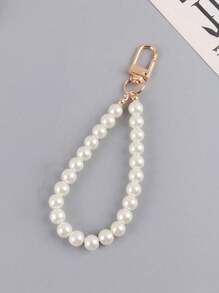 包袋吊坠 包袋配件 仿珍珠钥匙扣 可爱仿珍珠串珠手链钥匙扣 复古饰品 女士和女孩钱包 包包背包 汽车饰品 丝带珍珠吊坠 情人节 情人 - 彩色 - 查看 17