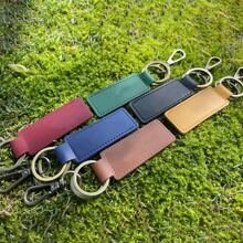 1 件 PU 皮革钥匙扣 - 多色安全钥匙圈，适合彩虹 LGBT、女性、男性 - 适合礼物、书包、汽车钥匙、手机吊坠