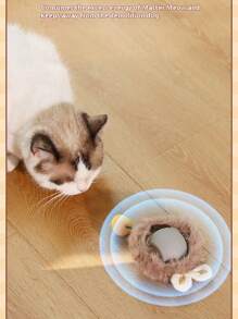Interactive Smart Cat Ball Toy With Rotating Ball On String, Automatic Spinning Ball, Suitable For Indoor Cat Training And Play, USB Rechargeable, Bite-Resistant, Durable, Suitable For All Cat Breeds - Multicolor - View 11