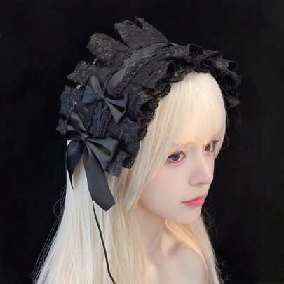Hand Made Lolita Holiday, Christmas, Halloween, New Year Party Cosplay Headpiece