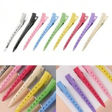 20/10/5Packs Duck Bill Clips, Bantoye2.8Inches Rustproof Metal Alligator Curl Clips With Holes For Hair Styling, Hair Coloring ,Festivals+