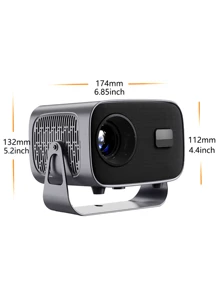 Portable Projector Android 11 5G Dual Wi-Fi 4K 8K Video Projectors Quad Core Home Theater Projector 1080p 200 ANSI 3D Projector - Grey - View 10