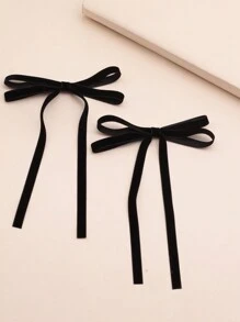 2 pezzi Fermagli per capelli a farfalla neri ed eleganti per donne, accessori per capelli alla moda e minimalisti, adatti per uso quotidiano, uscite, San Valentino, scuola. Mollette per capelli, barrette per capelli, accessori per capelli, accessori per la testa, accessori per capelli da donna. - nero - Visualizzare 9