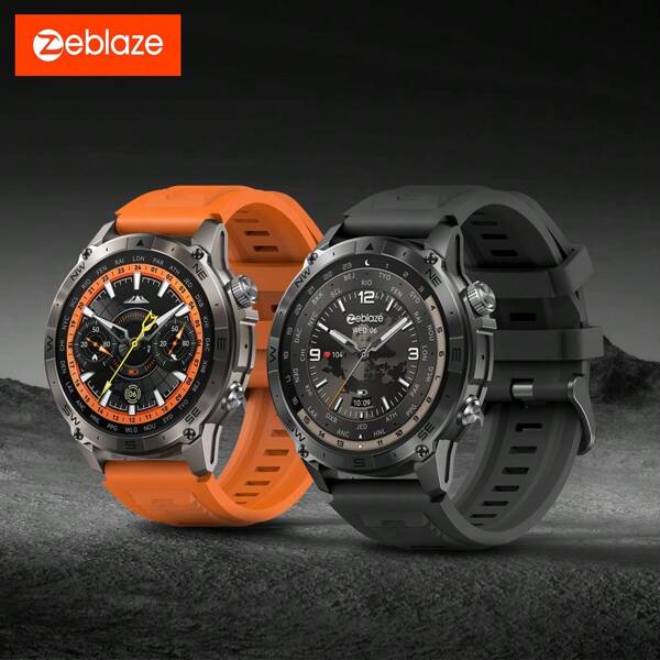 Zeblaze Stratos 2 Plus GPS Smart Watch 1.43'' AMOLED Display Compass Barometric Altimeter Health And Fitness Tracking Smartwatch