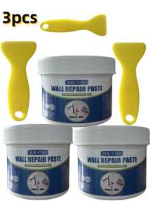 1pc.2pcs 3pcs 墙面修补膏遮盖污渍修复墙贴墙漆剥落防潮墙漆裂缝修补剂（新版老板随机发货）白色防水防霉墙面修补膏遮盖污渍