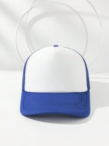 1 件装 男士运动拼色网眼海绵网透气迷彩棒球帽 - 彩色 - 查看 18