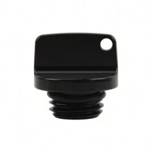 PowerMotor Tapón llenador de aceite de motor universal para motocicleta, tapa de tornillo gris con junta tórica, tapa de válvula del depósito de aceite, tapa del tanque de transmisión