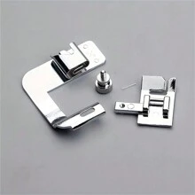 Rolled Hem Foot, Hemmer Presser Foot, Sewing Machine Attachment For Brother, Singer, Domestic Machines, Durable Metal Construction, Easy Installation - View 4