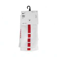 1 双男女通用 NIKE ELITE CREW 132 袜子，SX7622-103 - 白色 - 查看 3
