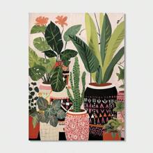 Tranh treo tường phong cách Bohemian hình cây xanh trong nhà - Tranh phong cảnh trang trí hiện đại, trang trí tường trong nhà cổ điển, phù hợp cho phòng khách, phòng ngủ, phòng tắm, phòng ăn. Không bao gồm khung tranh. - Nhiều màu - Xem 10