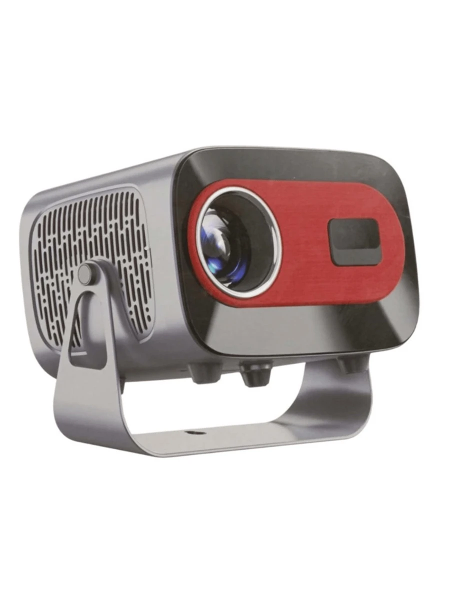 Portable Projector Android 11 5G Dual Wi-Fi 4K 8K Video Projectors Quad Core Home Theater Projector 1080p 200 ANSI 3D Projector - Red - View 1