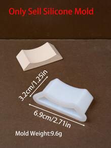 Moldes de silicona en forma de huevos huecos de Pascua para manualidades, moldes de silueta de conejo para decoración del hogar con resina epoxi y yeso, regalos festivos - moho - Ver 12