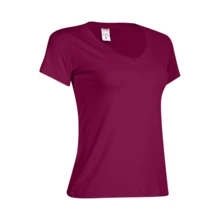 Conjunto com 5 blusas babylook manga curta Viscolycra Gola V