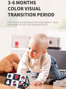 Espejo de juguete para tiempo de barriga, espejo de piso plegable, juguete educativo temprano Montessori - Para el desarrollo del bebé - Plástico duradero - Regalo perfecto para recién nacidos