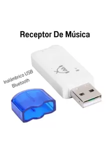 Wireless Bluetooth Music USB Receiver With Mic Handsfree Universal Car Stereo - Multicolor - View 3