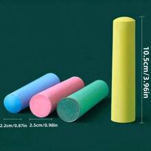 Large Chalk Set Park Tree Reflection Painting Graffiti Street Art Chalk, 7 Vibrant Colors For Colorful Painting Fun On Asphalt, Roads And Sidewalks[Random Packaging], Back To School - Multicolor - View 3