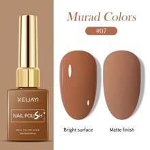 6Colors 15ml Gel Nail Polish Series Starter Pure Soak Off No Wipe Nail Gel Polish Suitable For All Seasons