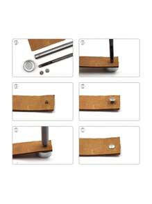 100pcs 6x6mm/8x8mm Copper Metal Rivet Studs, Suitable For Leather Crafts, Shoes, Bags, Belts, Garment Repair Accessories