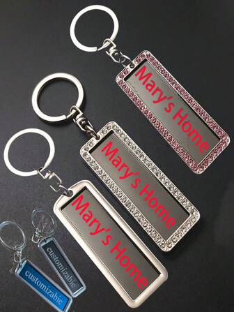 Unique Customizable Men's Car Keychain - Durable Zinc Alloy, Funky Style Accessory With Personalized Touch
