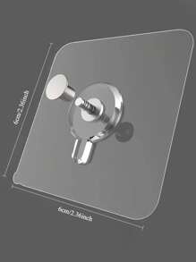 20 pezzi Ganci da parete per uso domestico contemporanei - facile installazione, adesivo forte, senza foratura, ganci in plastica impermeabili per quadri, cornici, poster, orologi in cucina e bagno