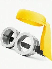 1 件男女通用可调节蒸汽朋克护目镜、服装配饰、新年派对礼物（带子可调节）万圣节 - 多色 - 查看 4