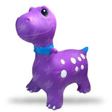 GRUPO CARNAVALLIA Montable Saltarín Infante Dinosaurio Morado Inflable Brinca - Morado - Ver 10