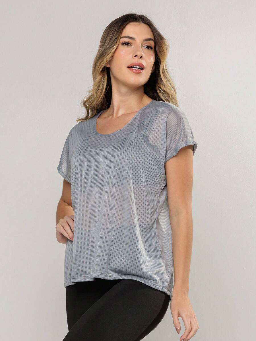 Women Sports Tees & Tanks - Xám - Xem 1
